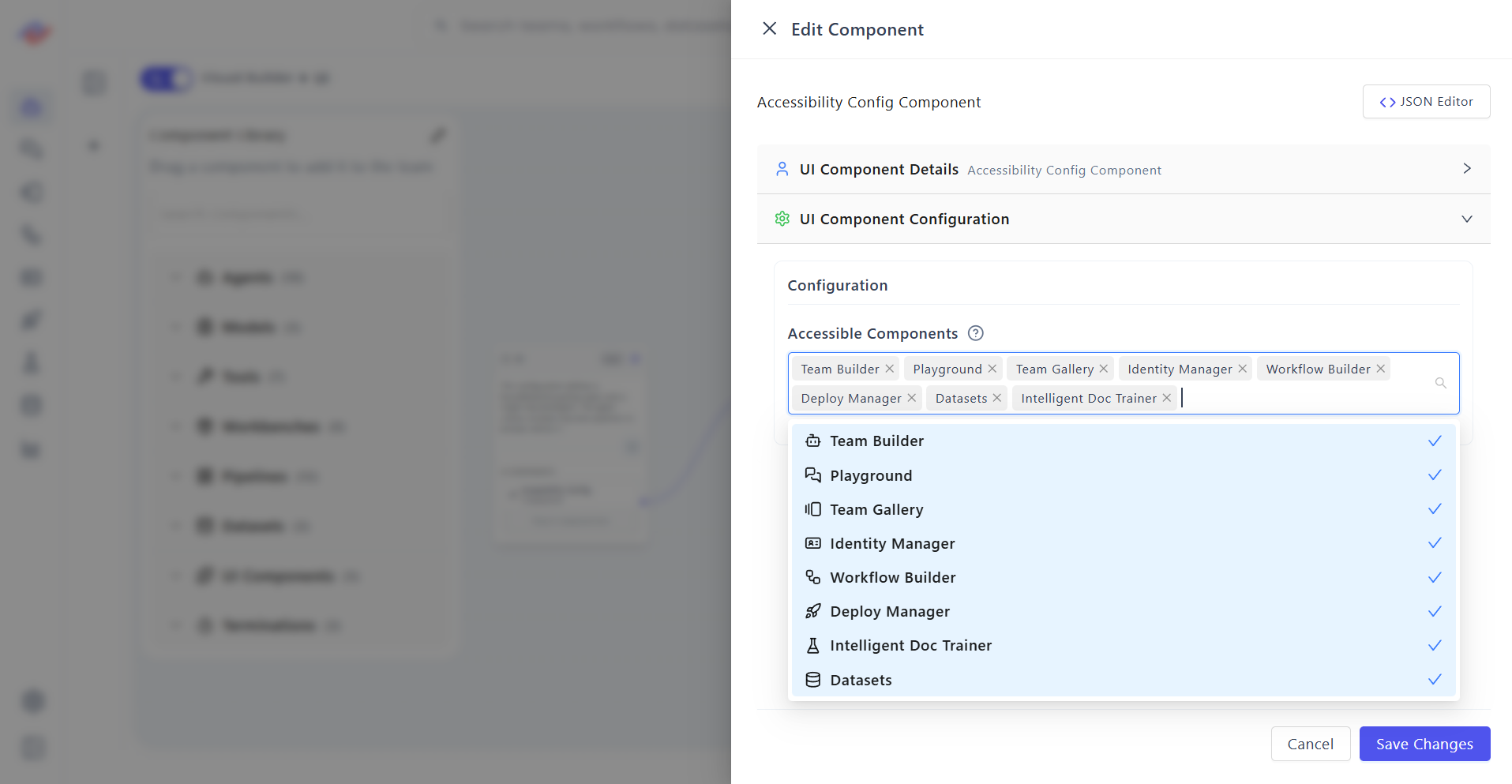 Select Accessible Components
