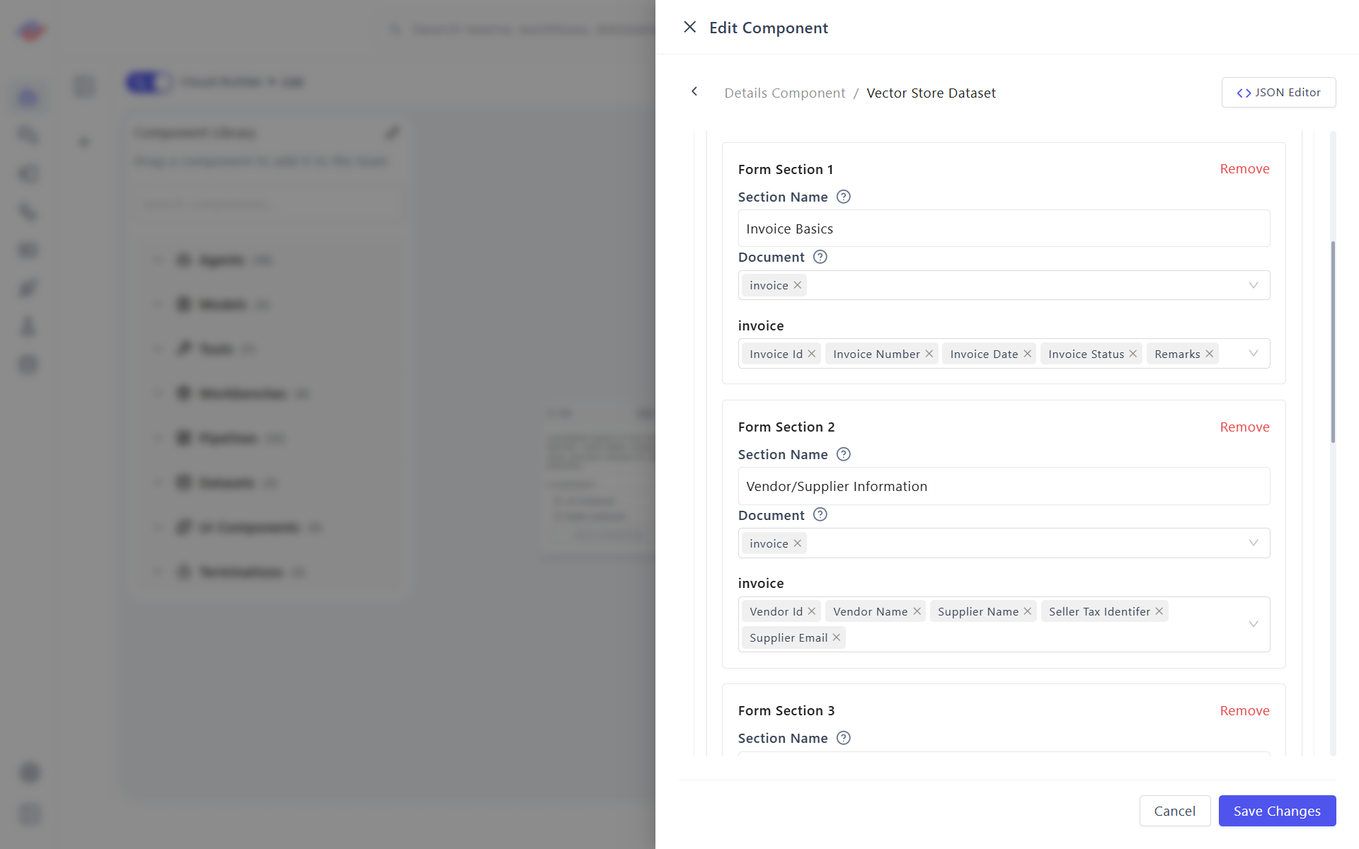 Configuring Details Section